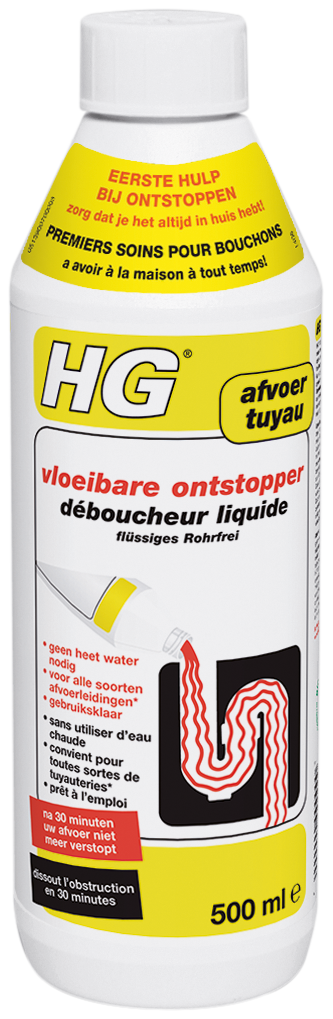 HG vloeibare ontstopper 500 ml