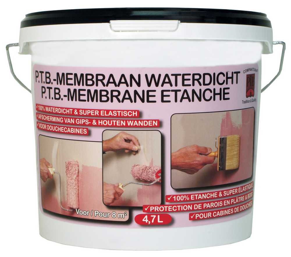 P.t.b.-membraan Waterdicht 4,7liter roze