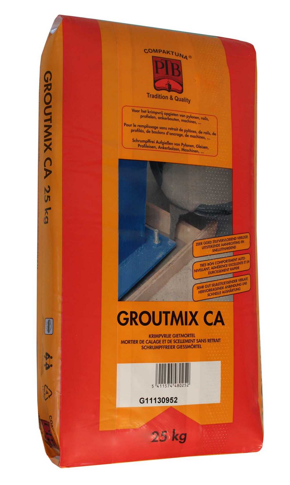 GROUTMIX CA grijs 25 kg