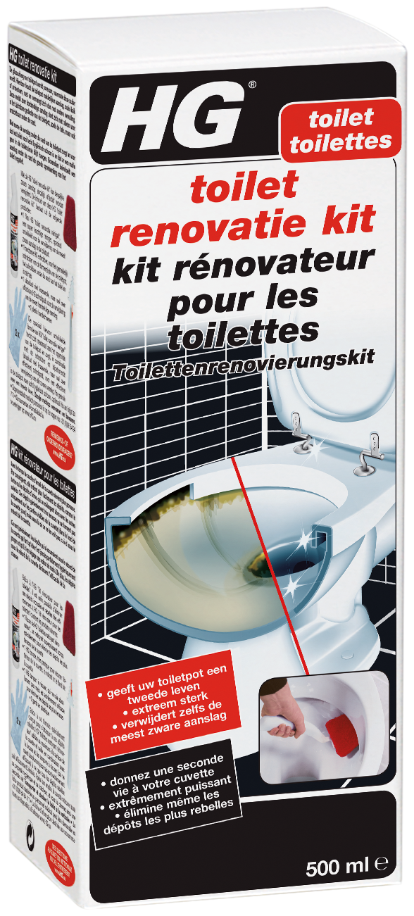 HG toilet renovatie reiniger kit 1 KIT