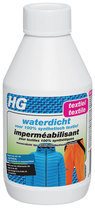 HG waterdicht voor TEXTIEL (synth winterjassen, kunstofvezel