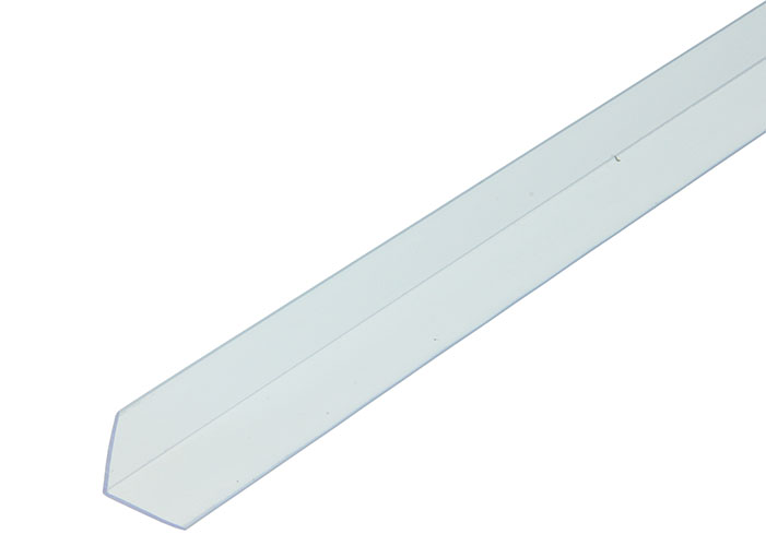 HOEKPROFIEL TRANSPARANT PVC   20X20X2000