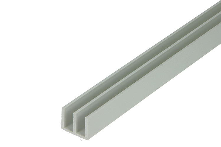 UU PROFIEL WIT PVC 19X15X1000