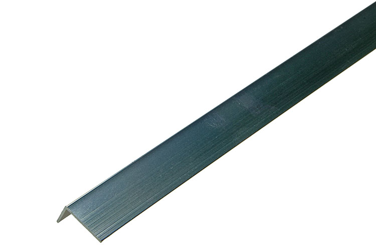 L HOEK ALU  CHROOM ZILVER     20X10X1MM