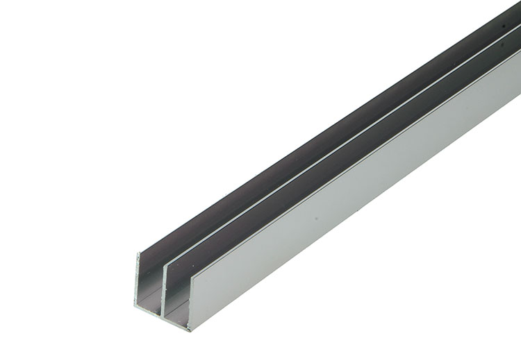 UU PROFIEL ALU  ZILVER CHROOM 20X18X1MM