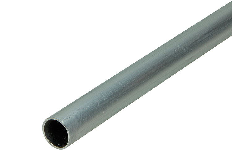 BUISPROF ROND ALU ZILVR NATUUR16X1X1000