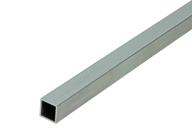 BUISPROFIEL VIERK ZILVR ALU   16X16X1000