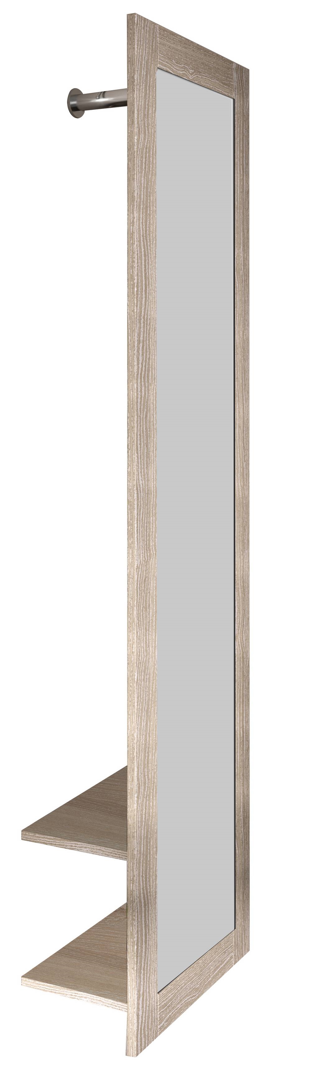 COVENTRY Spiegel 40 cm met opbergruimte, houten kader Es Mol