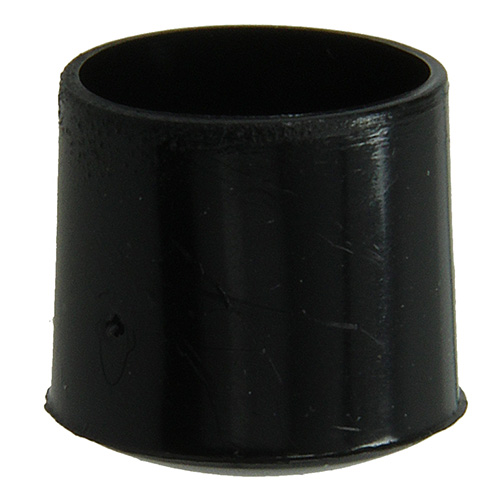 4 st buisdop opzetmodel kunstst zwart 16 mm