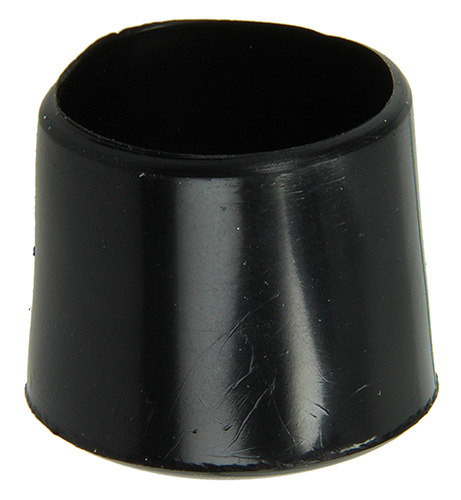 4 st buisdop opzetmodel kunstst zwart 28 mm