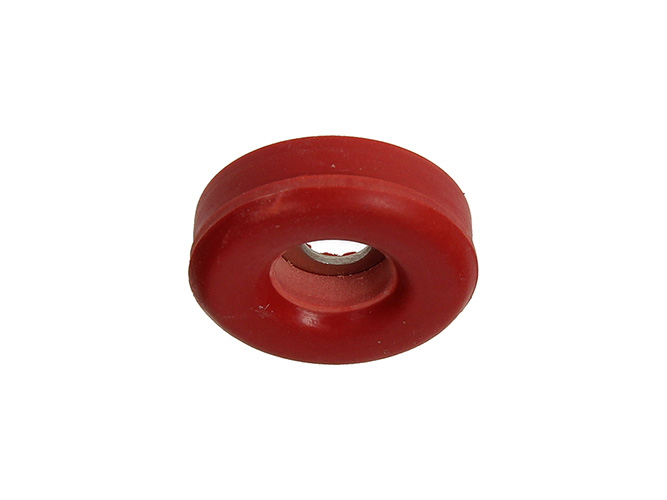 24 rubber stoeldoppen rood 23 mm