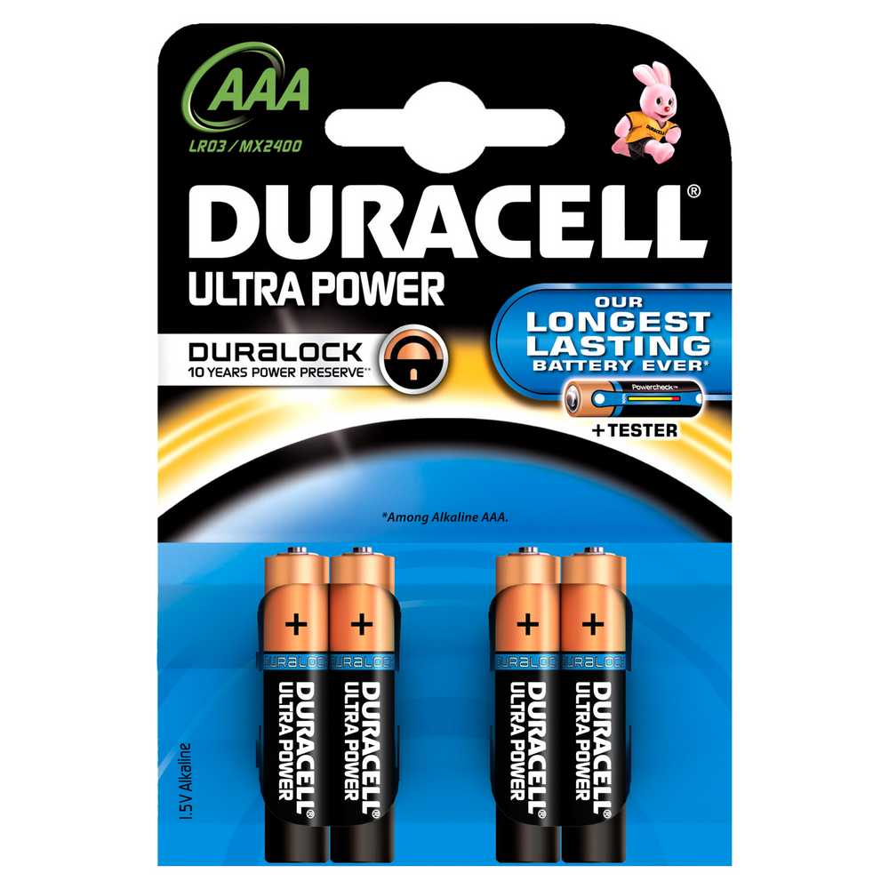 Batterij Alk Ultrapower Aaa 1.5v 4x