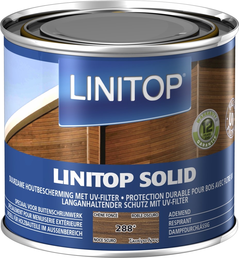 LINITOP SOLID 0,5L 288 DONKERE EIK