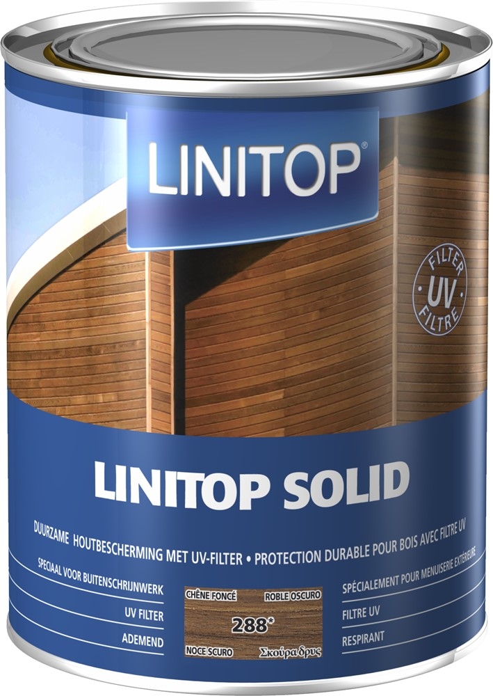 LINITOP SOLID 1L 288 DONKERE EIK