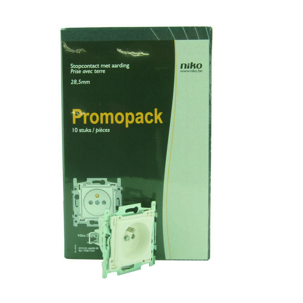 ECO STOPCONTACT +A 28.5MM WHITE