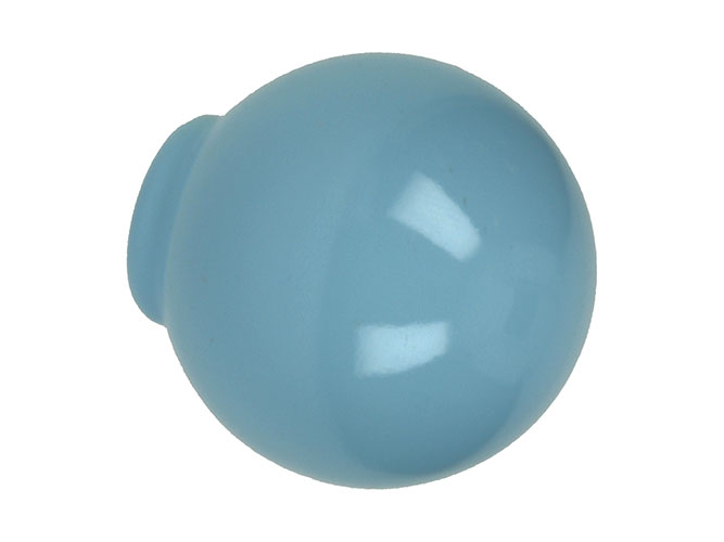 2-pak bolletje 29 mm blauw kunststof