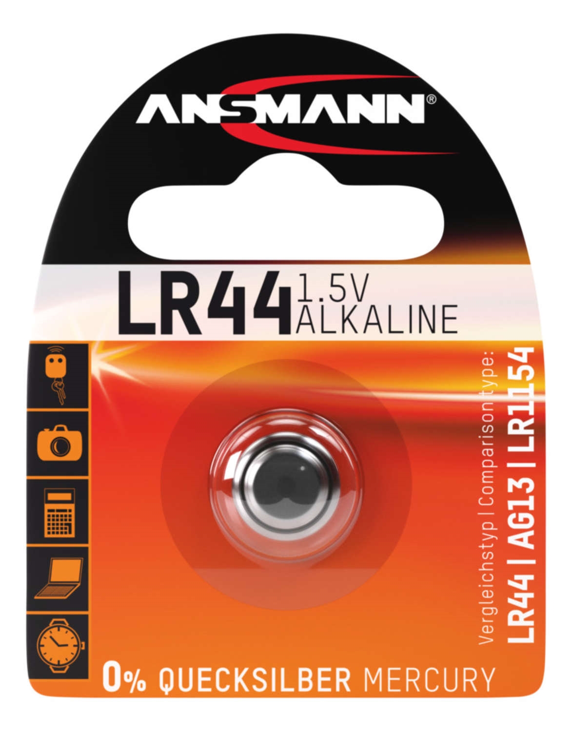 Knoopcel batterijen Alkaline knoopcel LR44 / LR1154 / AG13