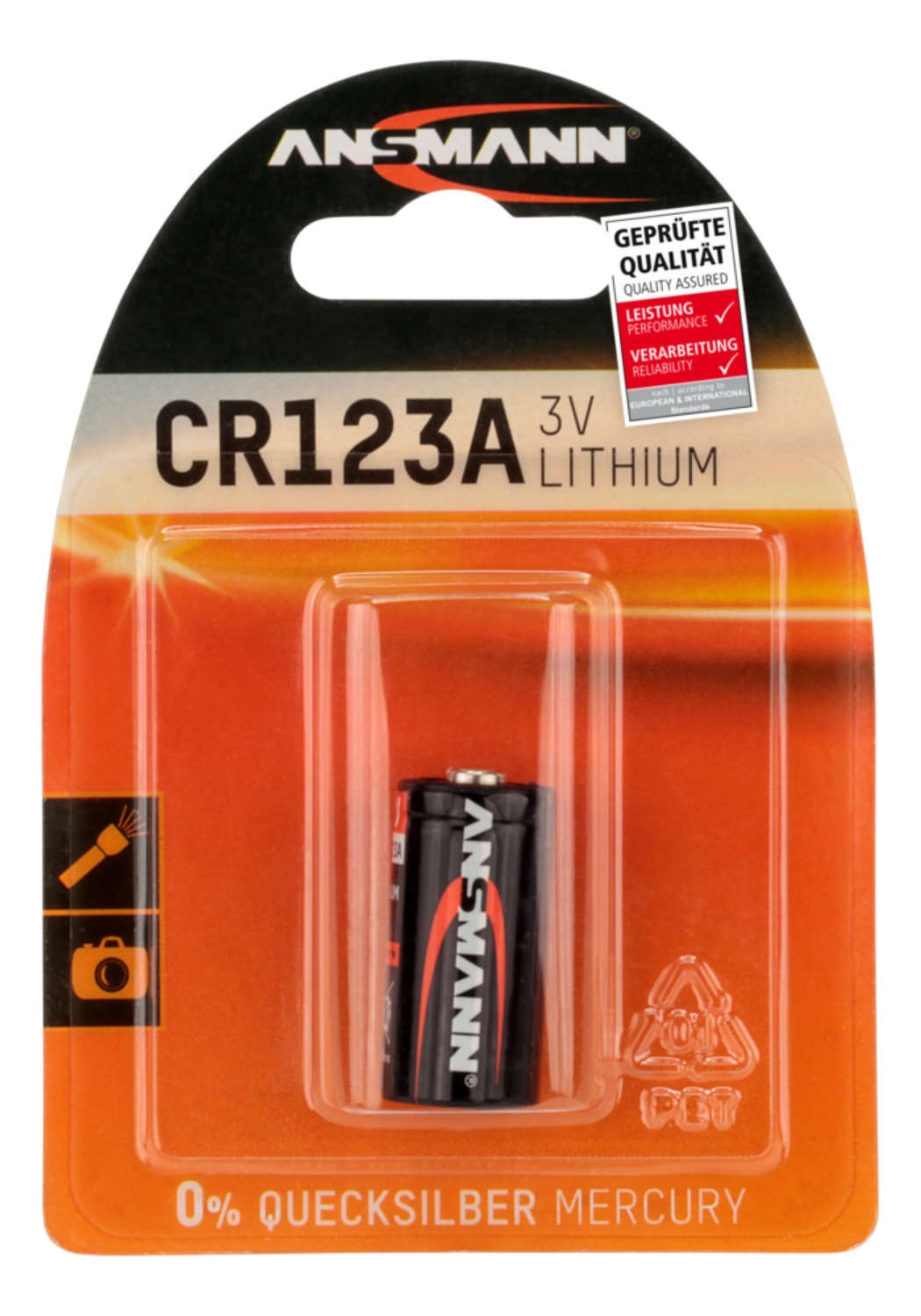 lithium batteries Lithium batterij CR123A / CR17335