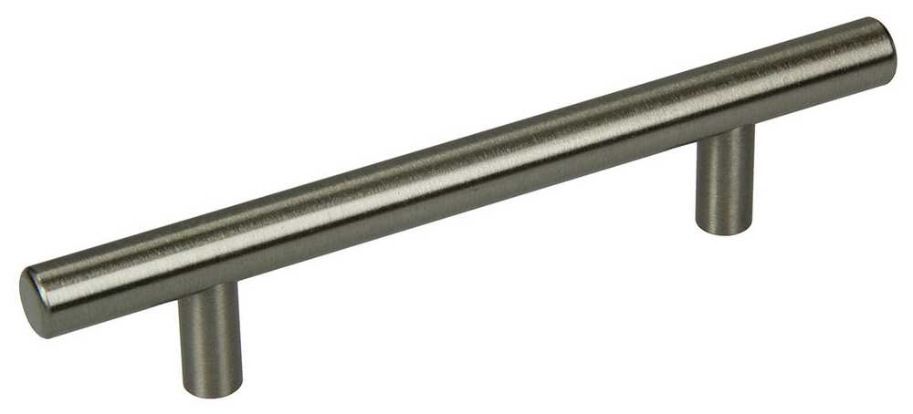 Stanggreep staal/nikkel mat ø12 mm 96-156 mm