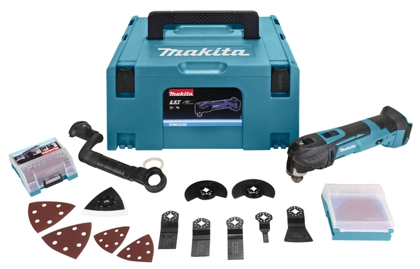 Makita Accu multitool LXT 18V + Makpac + acc (zonder accu's