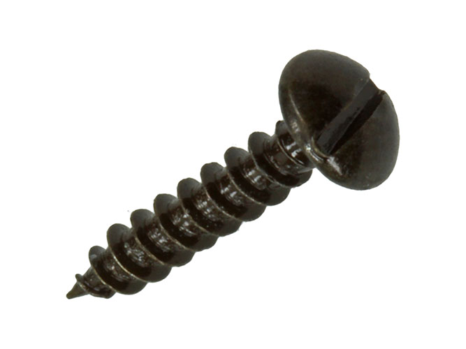 Houtschroef bolkop zwart verzinkt 20 st 3,0 x 16 mm