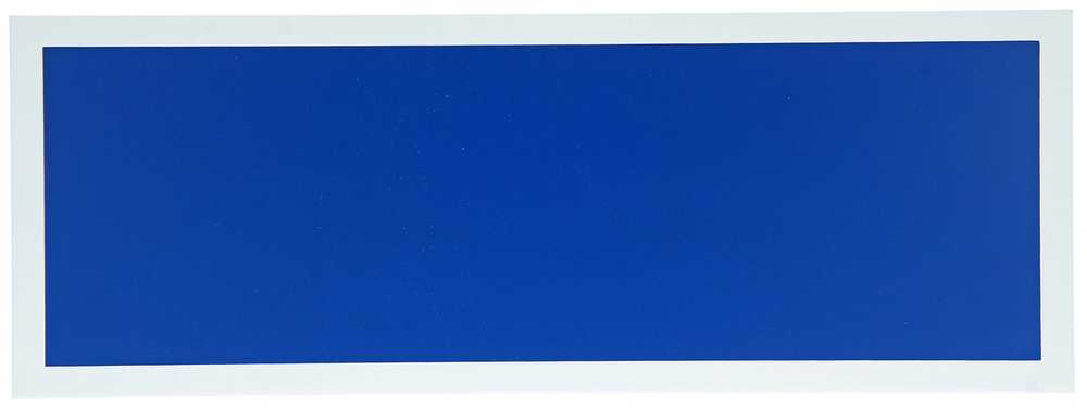 Bord Blauw bord zonder tekst 330x120 mm