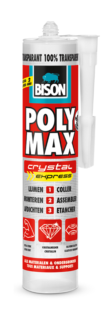 Bison Poly Max® Crystal Express 300 g  koker