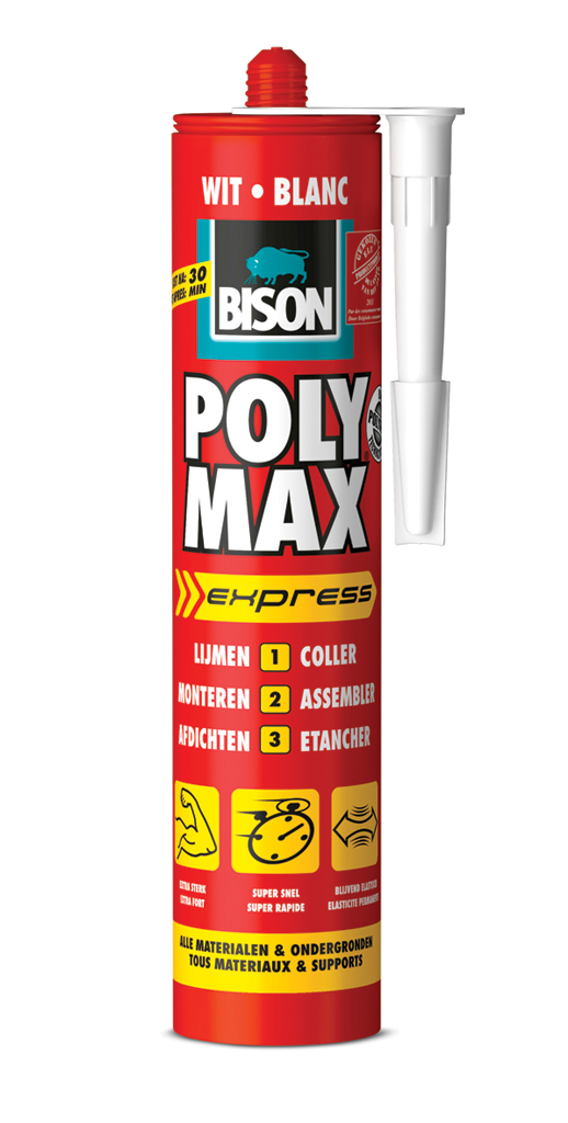 BISON POLY MAX EXPRESS 425 G KOKER WIT