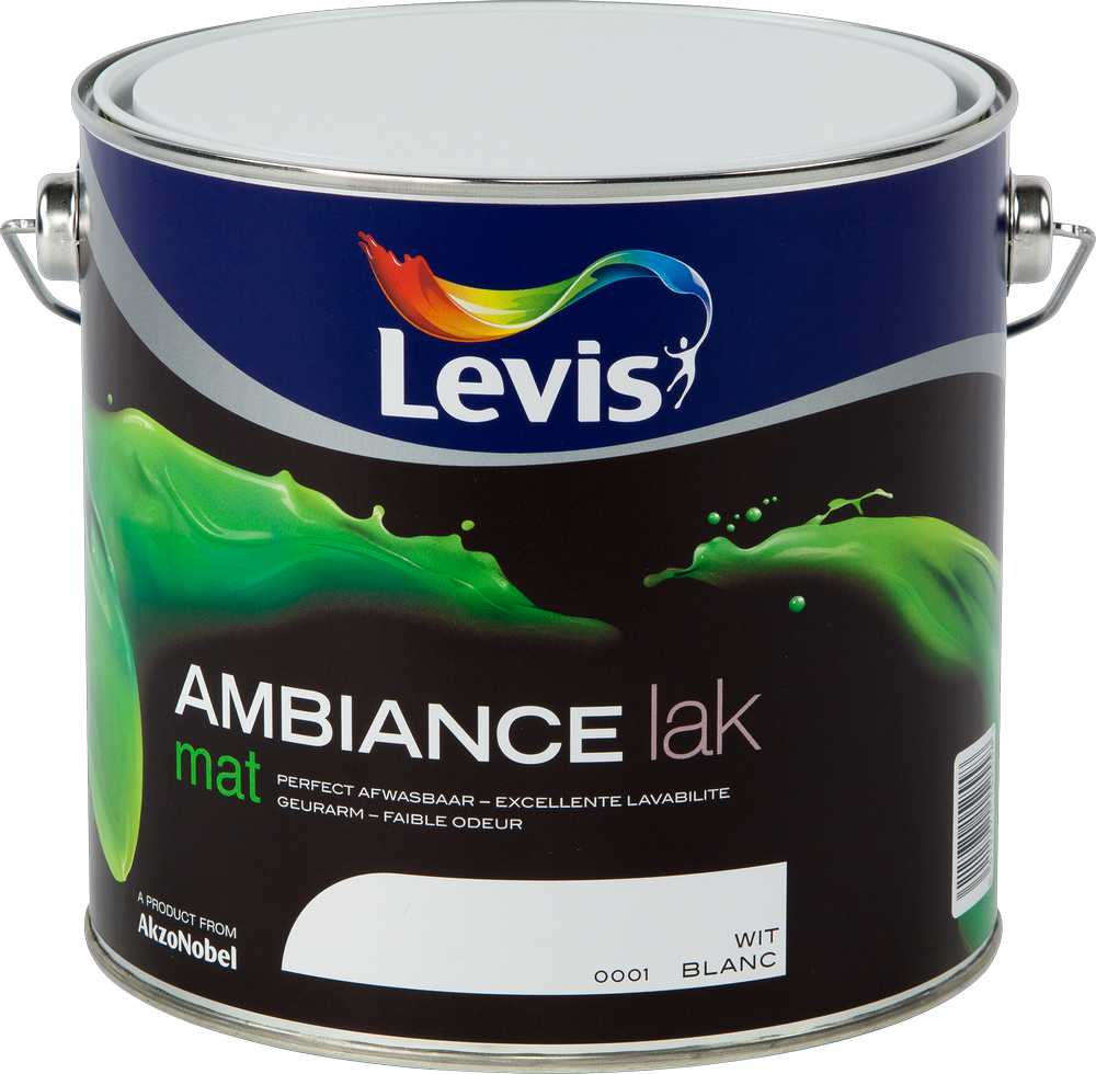 LV AMBIANCE LAK MAT 0001 WIT 2,5 L