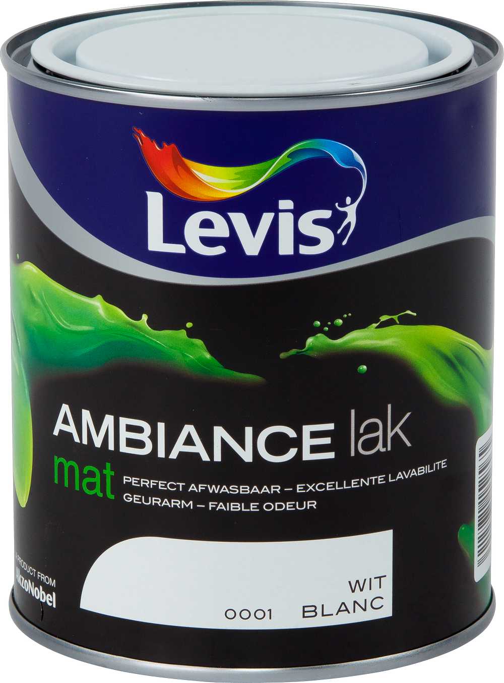 LV AMBIANCE LAK MAT 0001 WIT 750 ML